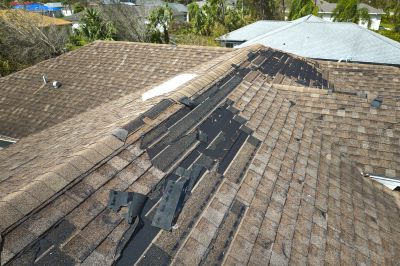 Asphalt Roof Repair - Damaged Shingles